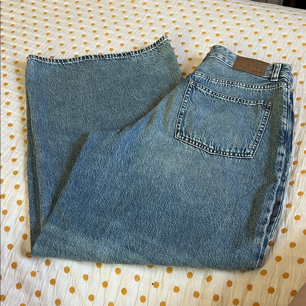 NWT Madewell Curvy Superwide-Leg Jeans Size 28 Billings Wash Airy Denim Edition - Picture 4 of 8